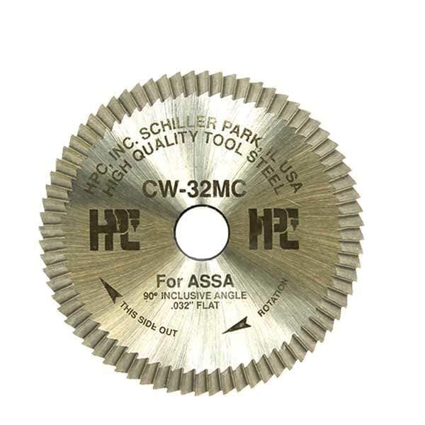 HPC: Key Machine Cutter, ASSA Twin Cylinder, 90 Degree